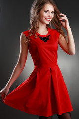 Fototapeta premium Portrait of a beautiful woman