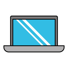 laptop computer isolated icon