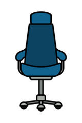 office chair isolated icon