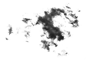 Cloud isolated on a white background