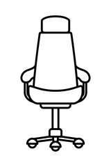 office chair isolated icon