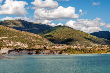 Lake in the mountains of the Pyrenees