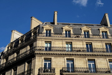 Obraz premium immobilier ancien; Paris