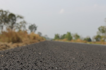 road in the field