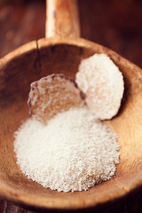 white mushroom truffle sea salt