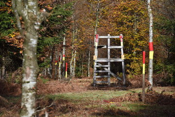 repere chasse chasseur bois foret