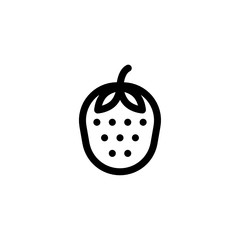 strawberry fruit icon
