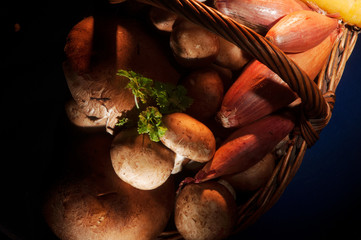 Thanksgiving autumn harvest basket