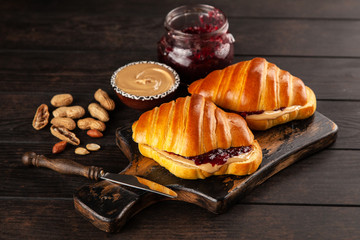 Peanut butter and jelly sandwich