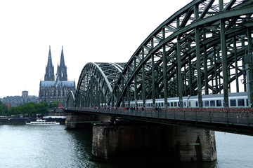 Fototapeta premium Panorama of Cathedral of Cologne
