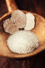 white mushroom truffle sea salt