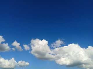 Obraz premium blue sky with clouds