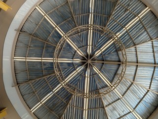 ceiling of building