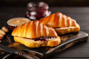 Peanut butter and jelly sandwich