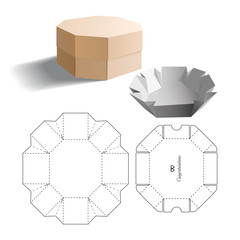 Retail Box with Die-cut Layout