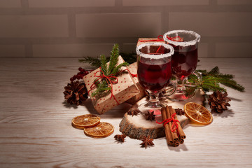 Christmas and New Year background