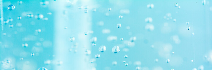 Fototapeta Gel - Aloe Vera, Wasser, Blasen, Luftbläschen, klar, sauber  obraz