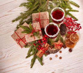 Christmas and New Year background
