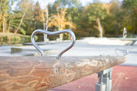 Wippe auf Spielplatz in Haltern