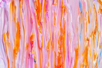 twisted texture pink red blue white background abstract oil paint waves liquid