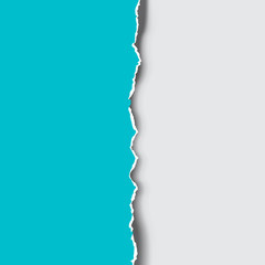 Torn Blue Paper Vector