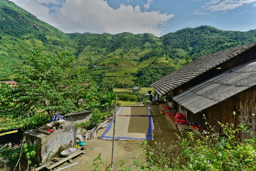 Ban Ho village in Sapa district, north-west Vietnam