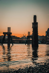 Atardecer en el rio Tamesis, Londres