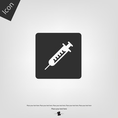 Syringe vector icon