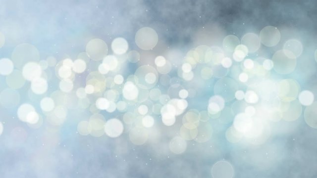 Abstract holiday glow bokeh background. Seamless loop digital animation.