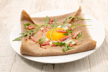 crepe with egg