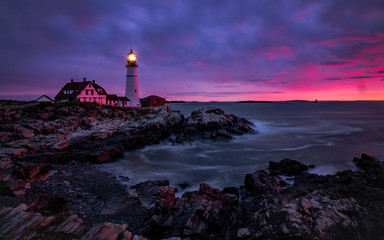 Portland Head Lighthouse -- Sunrise