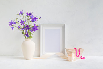 Home interior with decor elements