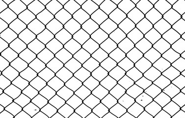 Texture the cage metal net isolate on white background. This has clipping path.