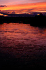 Fototapeta premium Reflection of Sunset in Water