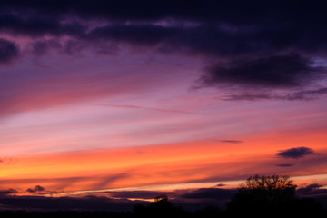 Obraz premium Incredible Sky during Sunset