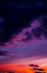 Obraz premium Incredible Sky during Sunset