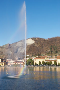 Arcobaleno sul lago d'Iseo