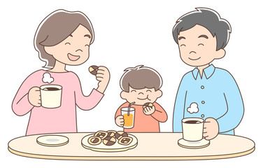 コーヒータイム_家族1