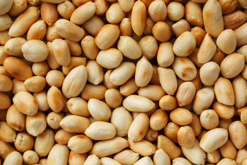 Peanut texture. food background of peanuts beans.