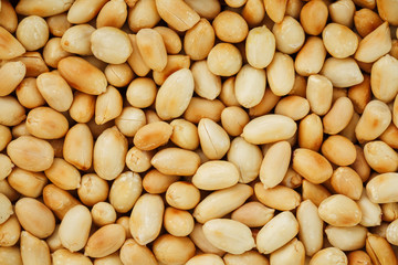 Peanut texture. food background of peanuts beans.