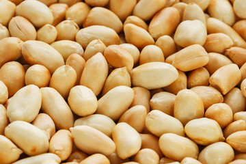 Peanut texture. food background of peanuts beans.