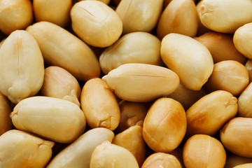 Peanut texture. food background of peanuts beans.