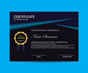 Modern certificate vector