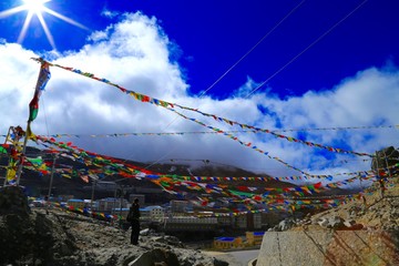 チベット、アジア、横断