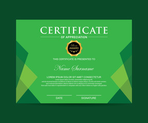 Fototapeta premium Modern certificate vector