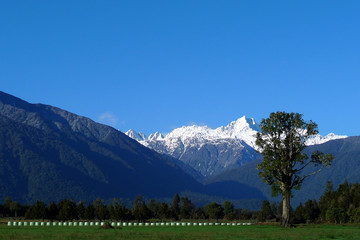 View Towards Mount Cook in New Zealand