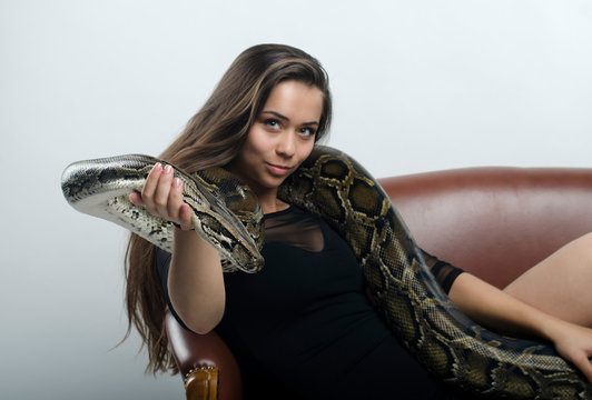 Pretty woman and python