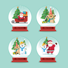 Christmas decoration, Christmas globe vector