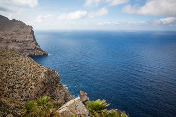 Fototapeta na wymiar Incredible Mallorca island view from Cap de Fermentor