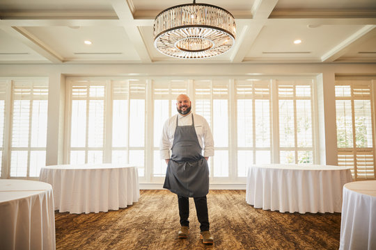 Portrait of a Chef in High-End Restaurant